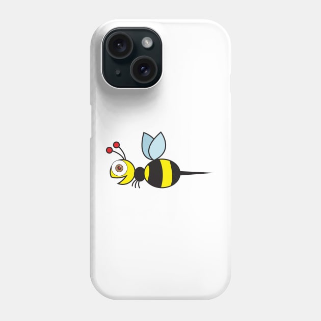 Bee Phone Case by Wickedcartoons