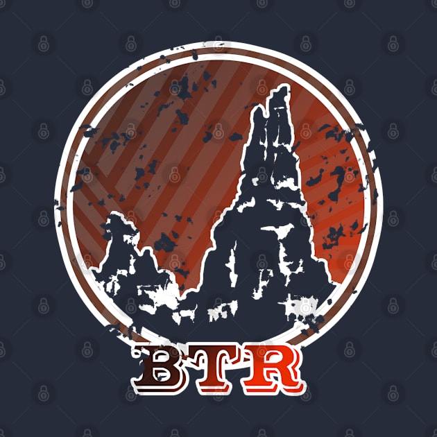 Big Thunder Mountain One-Sided T-Shirt by DevonDisneyland