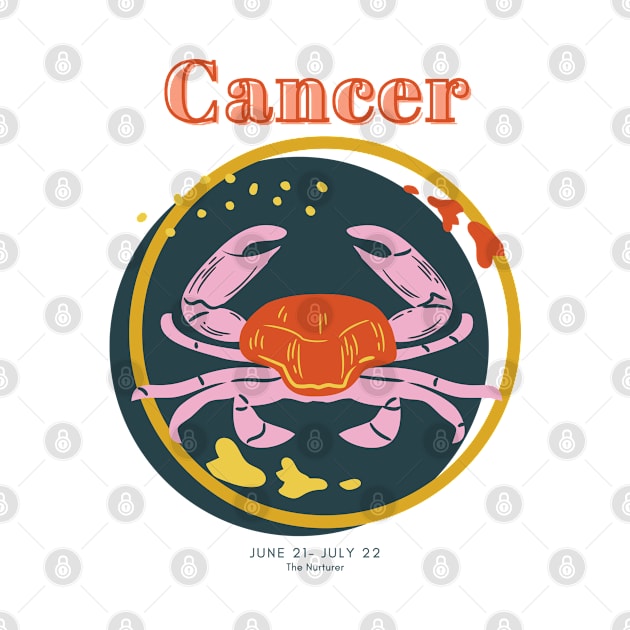 Cancer Zodiac Astrology Symbol by Jaekindacray