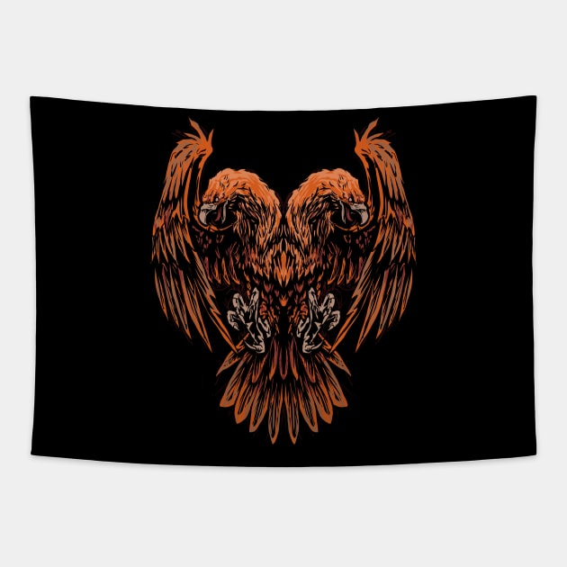 Byzantine Empire - Double Headed Eagle - Medieval History Tapestry by Styr Designs