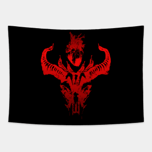 Devil and Heart - Red Tapestry
