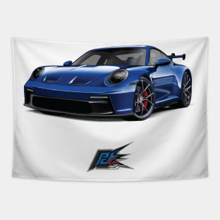 porsche 992 gt3 Tapestry