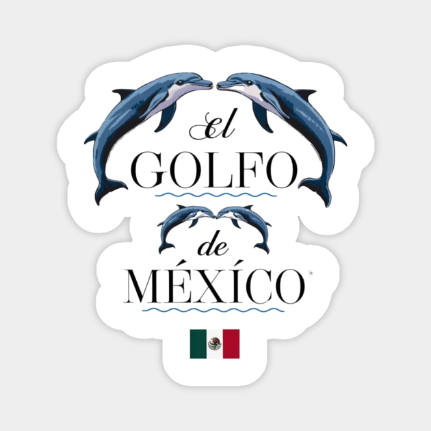 El Golfo De México Dolphin Magnet by ArtistTee ⭐⭐⭐⭐⭐