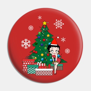 Betty Boop Around The Christmas Tree Pin