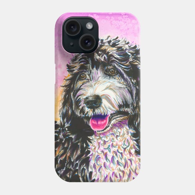 Bernedoodle Phone Case by sambeawesome