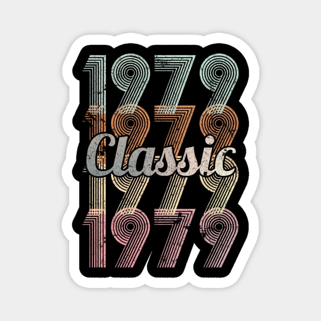 1979 Classic 42 years old birthday Magnet by hoopoe