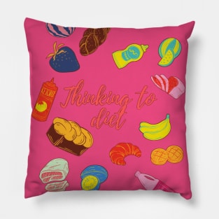 FOOD LOVERS GO TO DESIGN Pillow