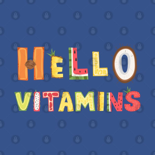 hello vitamins by Mako Design 