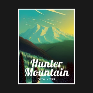 Hunter Mountain New York United States Ski T-Shirt