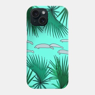 Happy Manatee Family Phone Case