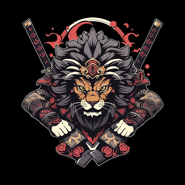 lion samurai by fancy ghost