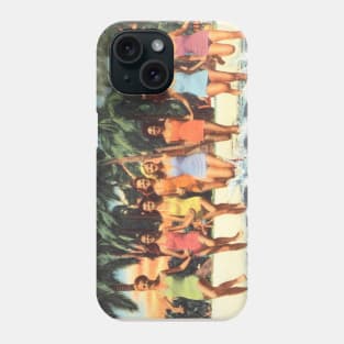 Beauties at Miami Beach, Florida postcard Phone Case