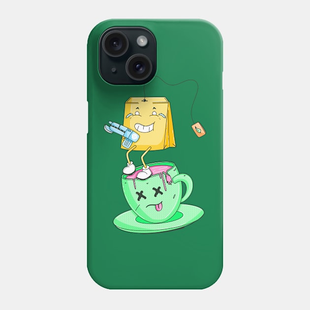 Teabag Teabagging Teacup Phone Case by GiveMeThatPencil