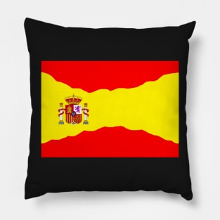 Curving Spanish flag Pillow