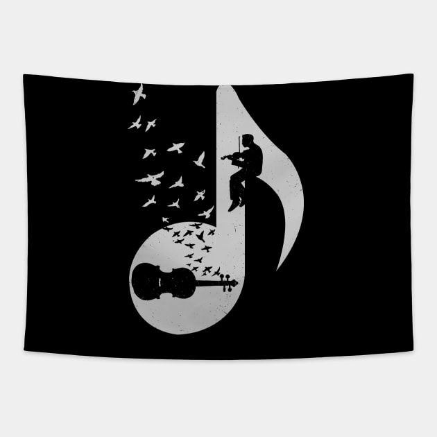 Musical note - Violin Tapestry by barmalisiRTB