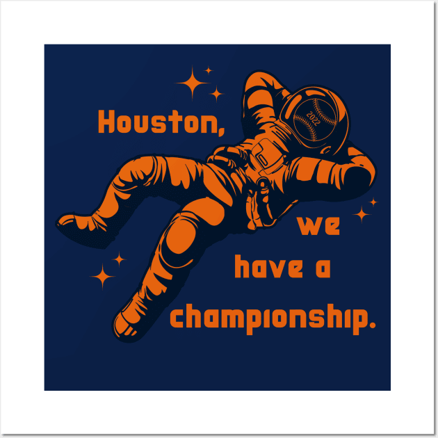 Astronaut Houston Astros T-Shirt MLB 2022 World Series