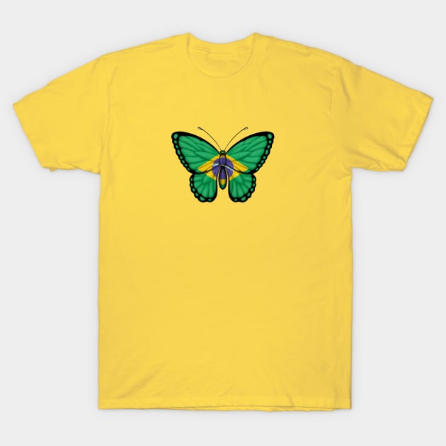 Brazil Flag Shirt Brazilian Flag Butterfly Brazil Flag Shirt Brazilian Flag Butterfly