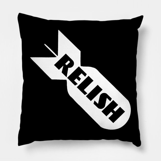 Bomb Relish Logo Pillow by  Bomb Relish