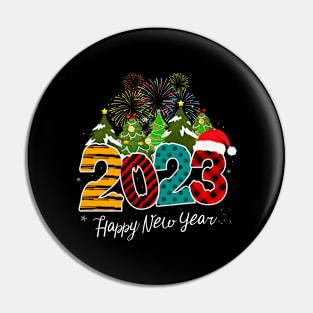 Happy New Year 2023 Sublimation Pin