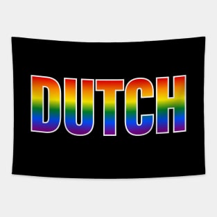 Rainbow Dutch LGBTQ Pride Tapestry