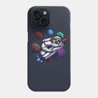 Sloth Astronaut Sleeping Phone Case