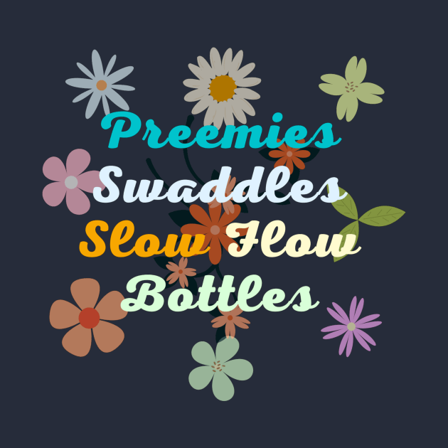 Preemies Swaddles Slow Flow Bottles by HALLSHOP