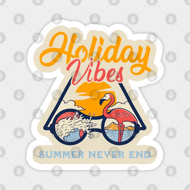 Holiday Vibes Magnet by Arestration