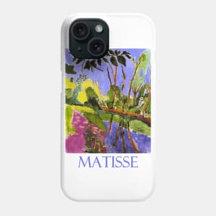 The Riverbank (1907) by Henri Matisse Phone Case