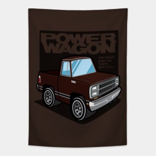 Dark Brown Sunfire - Power Wagon (1980) Tapestry