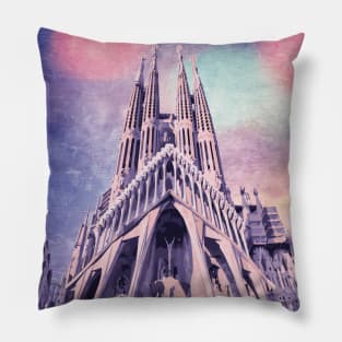 Barcelona Sagrada Familia Pillow