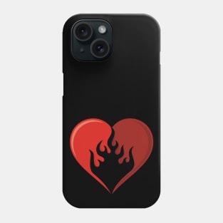 Flame Heart Icon Phone Case