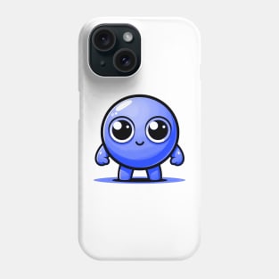 CUTE BLUE PEA (ERVILHA AZUL FOFA) Phone Case