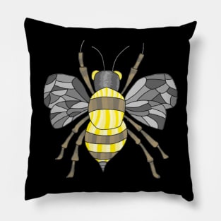 abstract bee Pillow