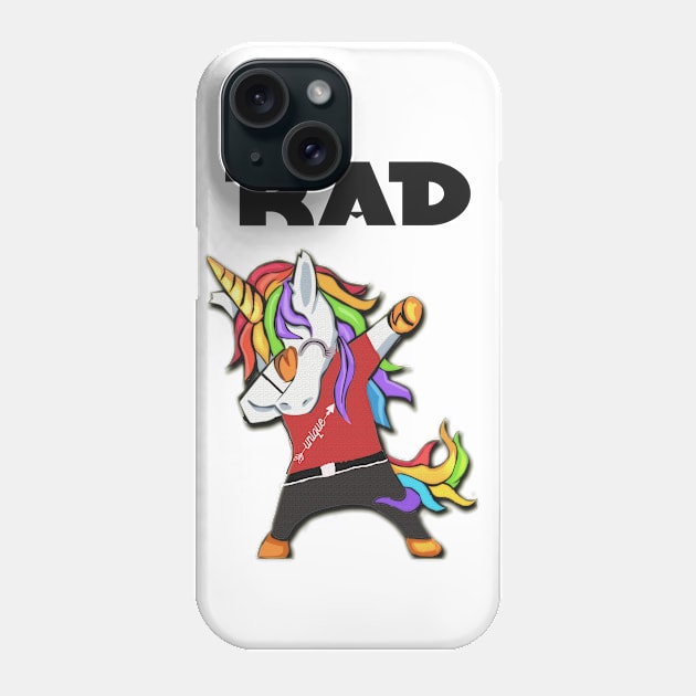 Rad Trending Dabbing Unicorn Boy Phone Case by familycuteycom