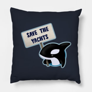 Save the Yachts Pillow