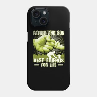 Father and son best friends for life Phone Case