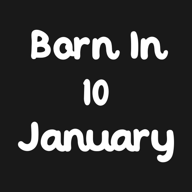 Born In 10 January by Fandie