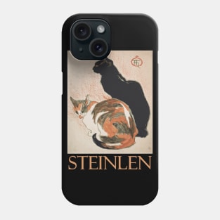Two Cats by Théophile Steinlen Phone Case