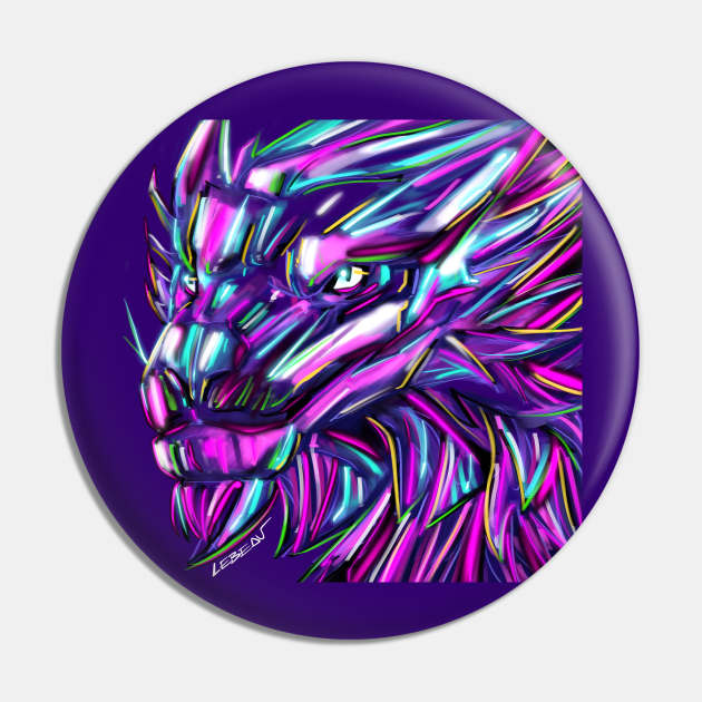 purple dragon in neon lights ecopop art Pin by jorge_lebeau