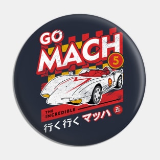 go mach 4 vintage Pin