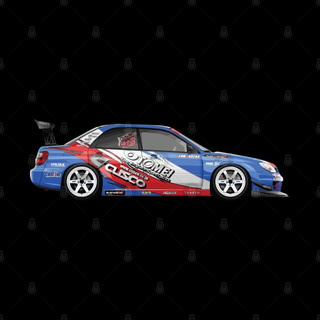 HAWKEYE STI CUSCO GDB Time Attack Car Word by cowtown_cowboy