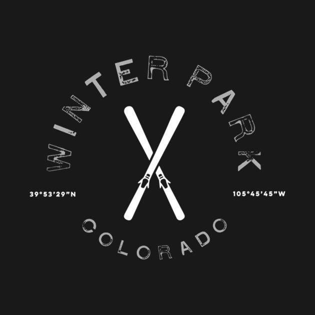 Winter Park Colorado Ski T by SnugFarm