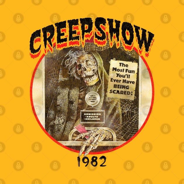 Creepshow 1982 Oval Worn Out Lts by Alema Art