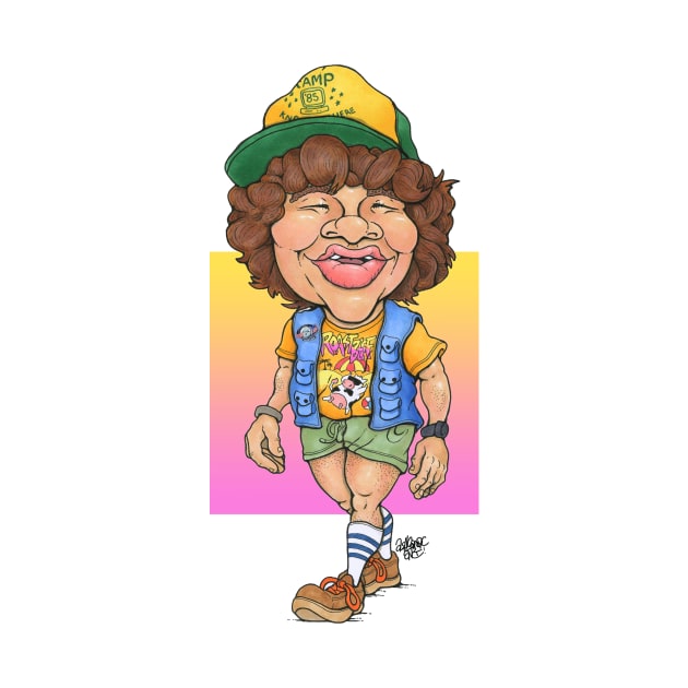 Stranger Things Dustin Henderson by Ash Camac Illo