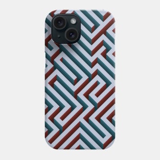 Blue Maze Phone Case