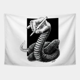 Snake Hand Tapestry