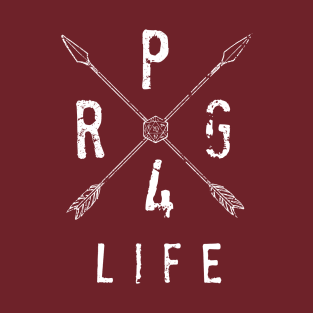 RPG 4 LIFE - white T-Shirt