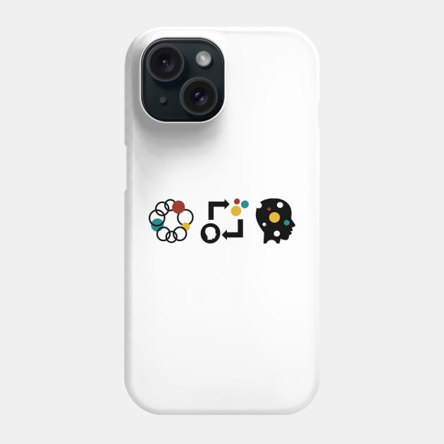 Googly Moogly Fun at Work Process Phone Case by GeekyImpresario