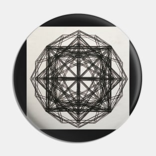 Geometron wireframe Pin