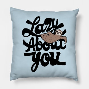 Funny saying lazy sloth Pillow